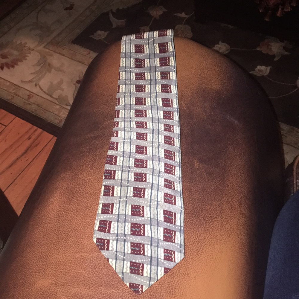 AUSTIN GREY ALL SILK MENS TIE